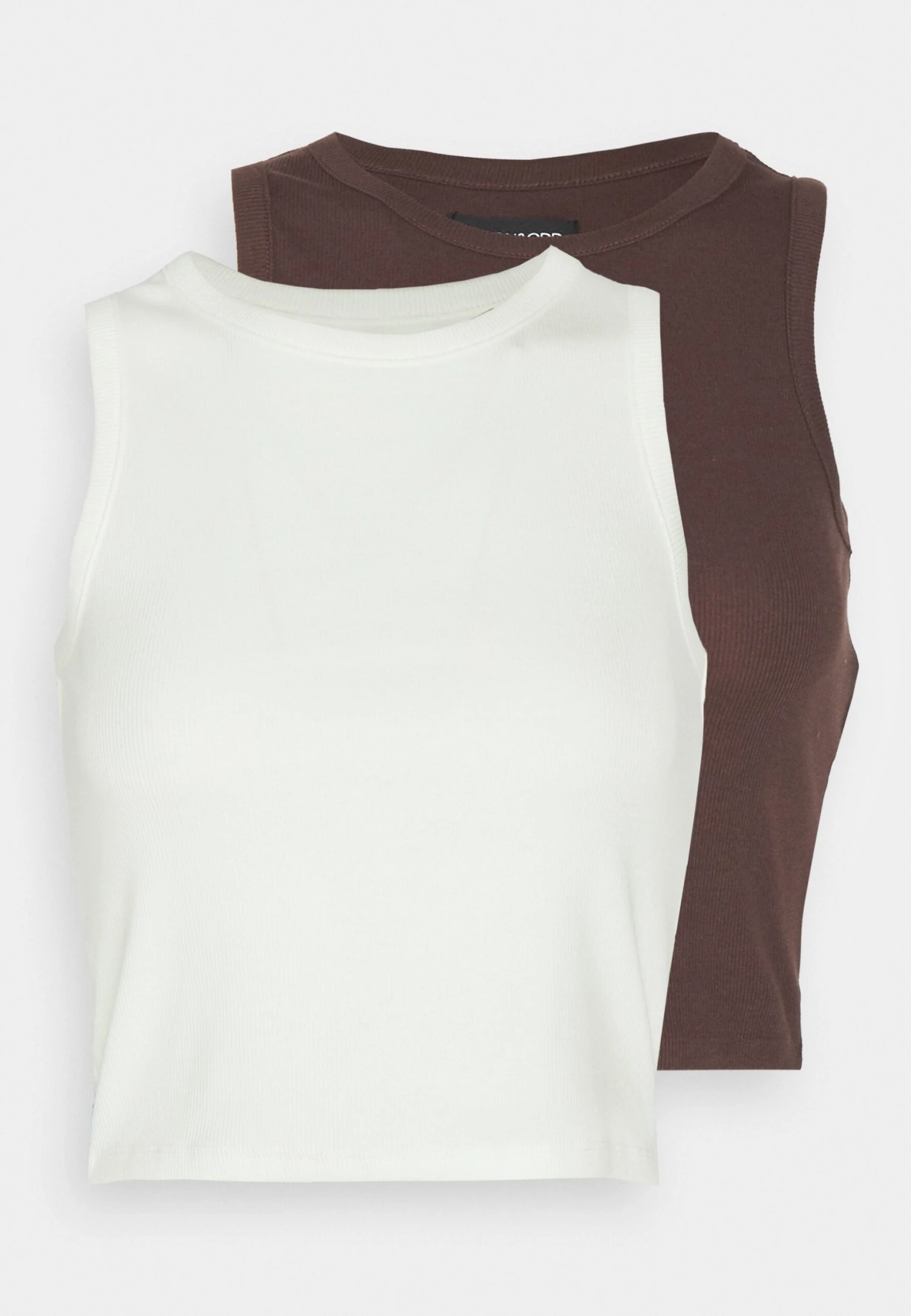 Even&Odd 2 PackTopOff-White/Dark Brown Donna T-shirt E Top EV421D1BI-A12 8 Even&Odd 2 PackTopOff-White/Dark Brown Donna T-shirt E Top EV421D1BI-A12 - immagine 8