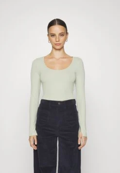 2 PackMaglietta A Manica Lunga001White_601Light Green Donna T-shirt E Top EVF21D04X-A11 -Vendite Even&Odd 2e3974460d994a52af6239963504022a