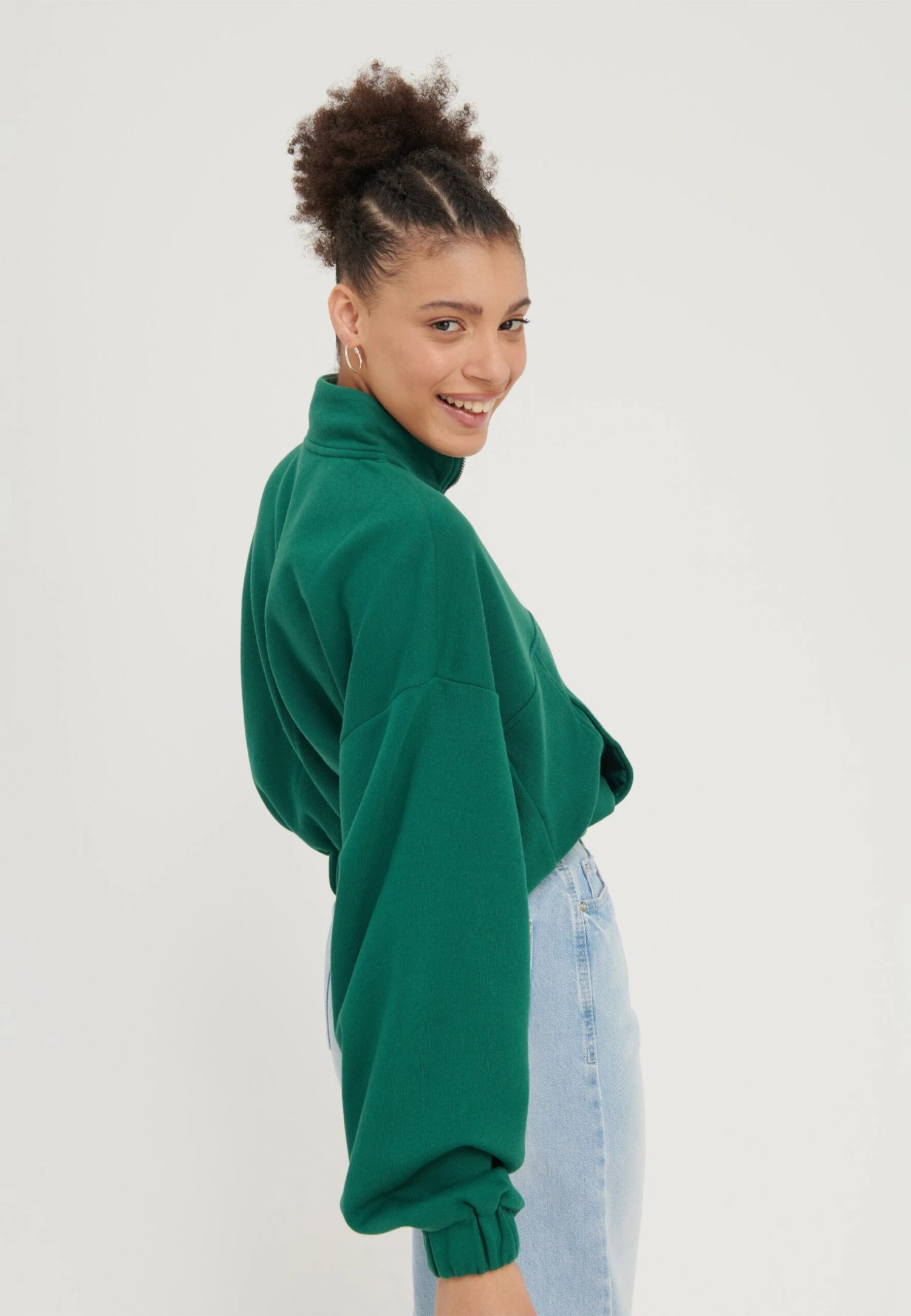 Even&Odd FelpaGreen Donna Felpe EV421J0DC-M11 3 Even&Odd FelpaGreen Donna Felpe EV421J0DC-M11 - immagine 3