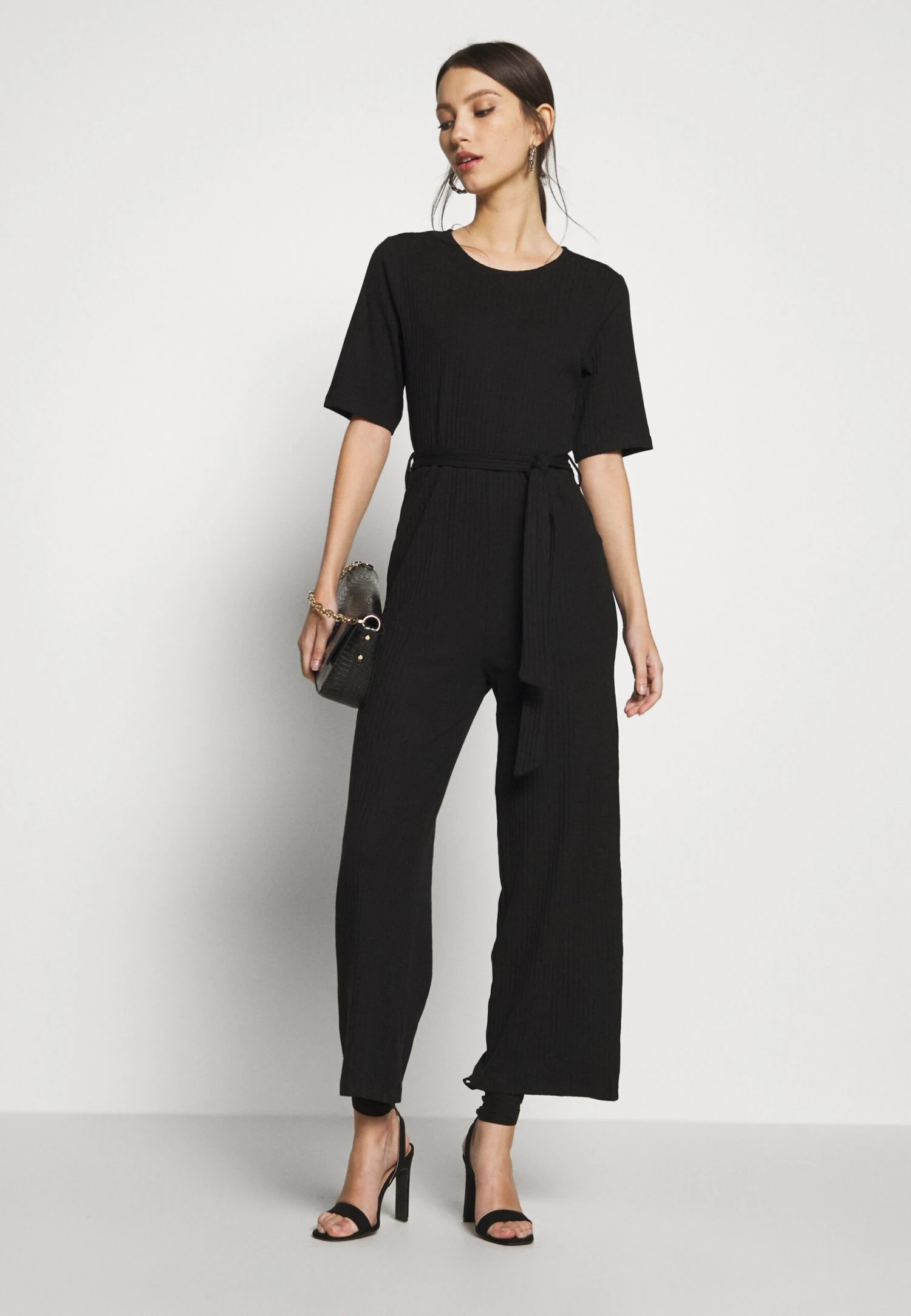 Even&Odd Tuta JumpsuitBlack Donna Tute Jumpsuit EV421T047-Q11 2 Even&Odd Tuta JumpsuitBlack Donna Tute Jumpsuit EV421T047-Q11 - immagine 2