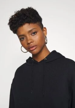 Even&Odd Felpa Con CappuccioBlack Donna Felpe EV421J085-Q11 -Vendite Even&Odd 869161f4d63543229a415f3d99c90c73