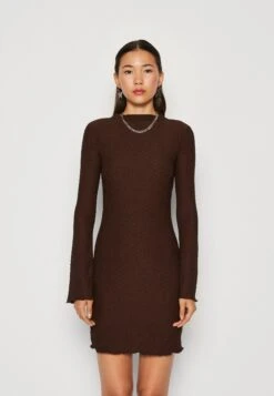 Even&Odd Vestito Di Maglina - Dark Brown