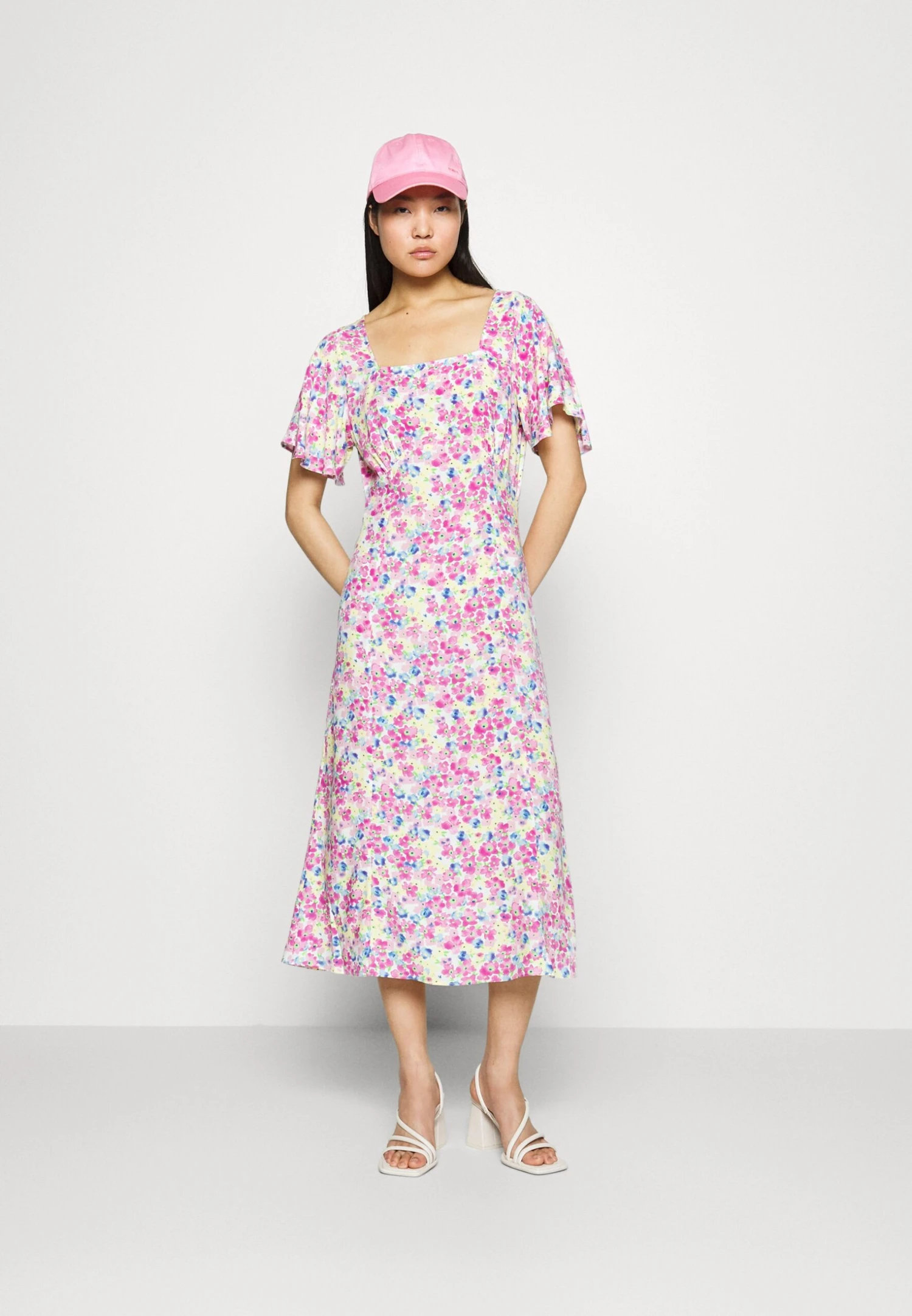 Even&Odd Vestito Estivo - Pink/Blue 2 Even&Odd Vestito Estivo - Pink/Blue - immagine 2