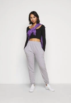 2 PackMaglietta A Manica LungaBlack/White Donna T-shirt E Top EVF21D027-Q11