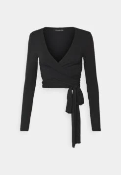 Even&Odd Maglietta A Manica LungaBlack Donna T-shirt E Top EV421D1KC-Q11