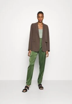 2 PackTopWhite/Green Donna T-shirt E Top EVI21D006-A12