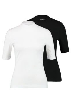 2PackT-Shirt BasicWhite/Black Donna T-shirt E Top EVI21D005-A11
